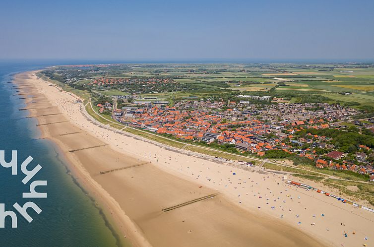 Fijn 4-persoons vakantiehuis met duinzicht en grote tuin in