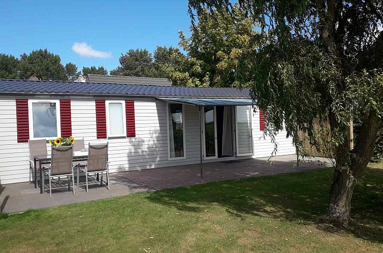 Ruime 5-6 persoons chalet met grote tuin in Vrouwenpolder