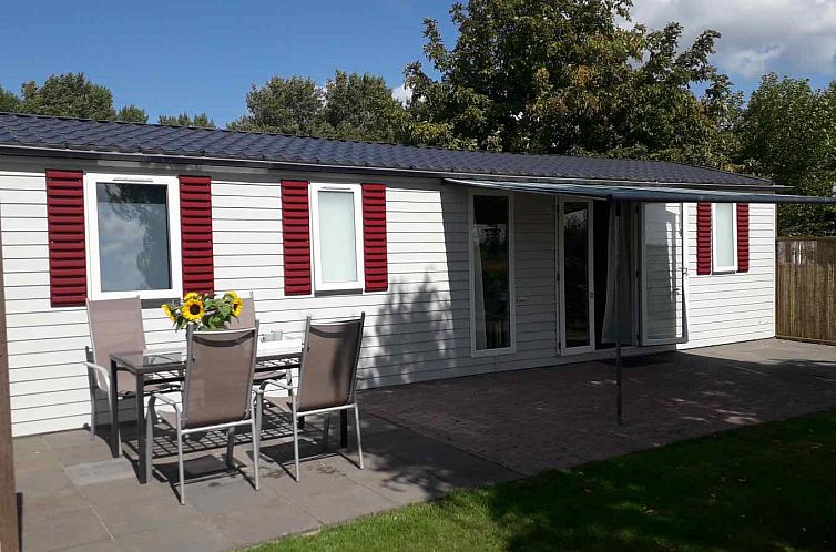 Ruime 5-6 persoons chalet met grote tuin in Vrouwenpolder