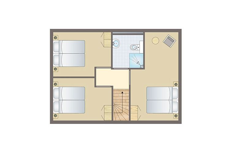 6-persoonsbungalow | 6B1