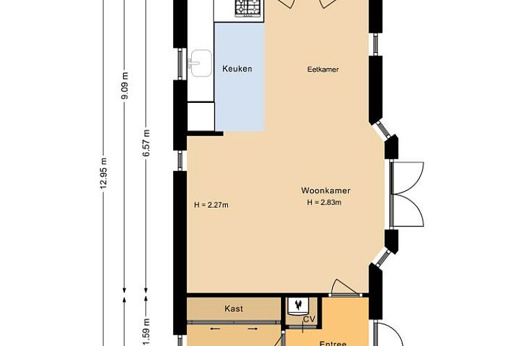 Vrijstaande woning in Zuid-Holland, Nederland