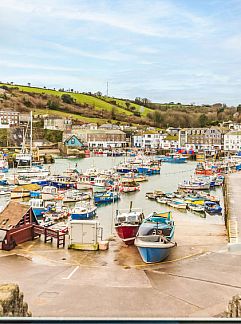 Vakantiewoning Vakantiehuis Blue Crab Cottage, Mevagissey, Engeland, Groot-Brittannië