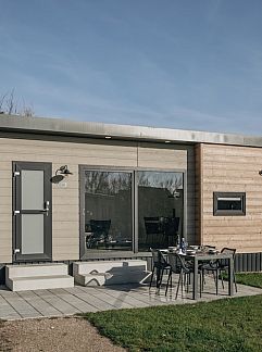 Vakantiewoning Uniek logeren op het strand in 5-persoons slaapstrandhuisje, Domburg, Walcheren, 