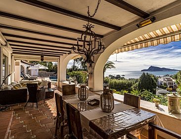 Ref:115) Altea, Villa met prachtig kust- en zeezicht.