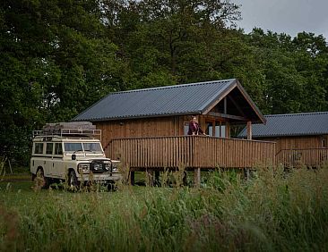 Knusse 4 persoons Lodges op een unieke locatie nabij