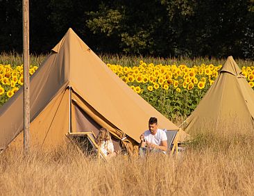 Pop-up glamping: Buurvrouws' Belltentje | 2-4 personen