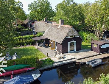 Gezellig 5 persoons vakantiehuis aan het water in hartje