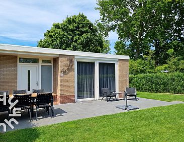 Luxe 6-persoons bungalow met infraroodsauna en vlak bij het