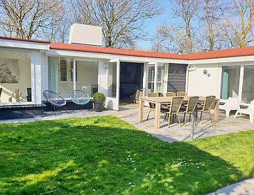 Sfeervolle 6-persoons vakantiebungalow onderaan de duinen